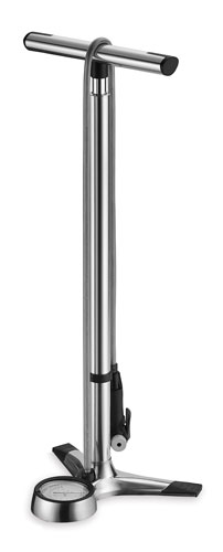 Hi-polish Alum Floor Pump with Clever Twin-valve