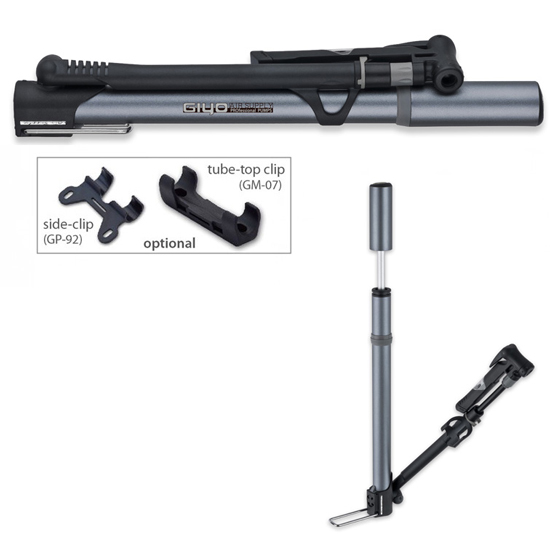 Micro Floor Pump W/Gauge