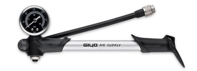 Foldable Shock Pump with Lever & Gauge