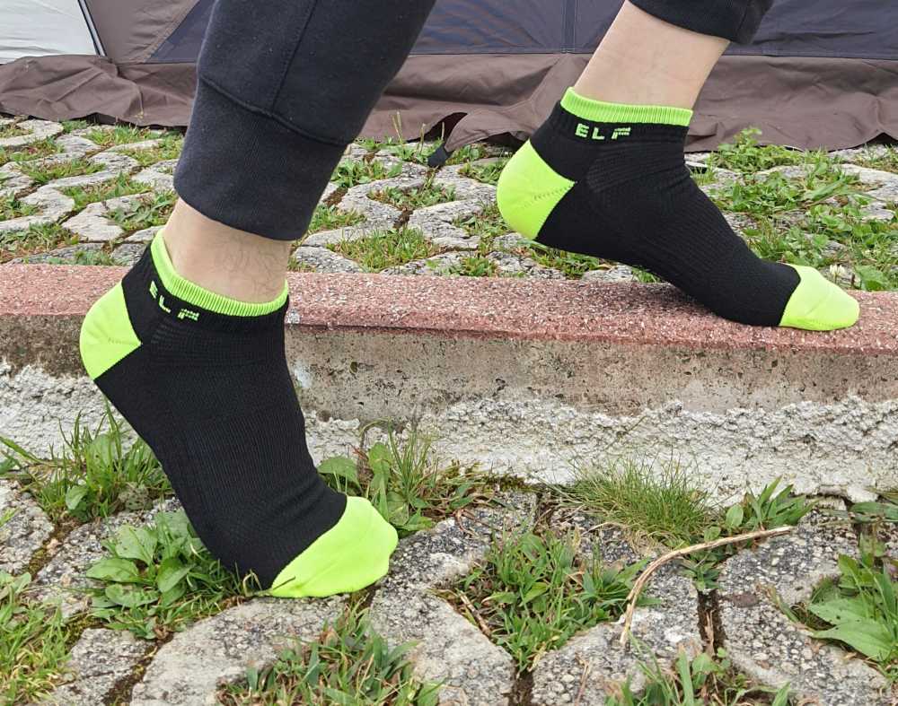 節色船形運動襪