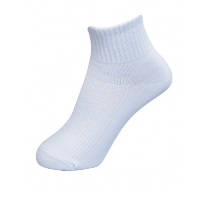 全白 中性襪學生襪