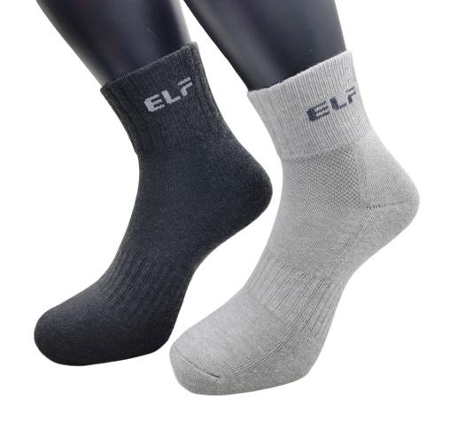 竹炭短統束底氣墊-除臭運動襪