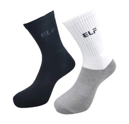 奈米竹炭中統束底氣墊-除臭襪