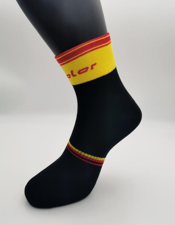 細針彈力休閒運動襪