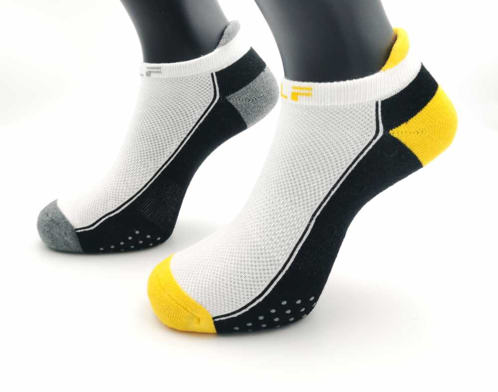 三跟船形止滑氣墊單車運動襪