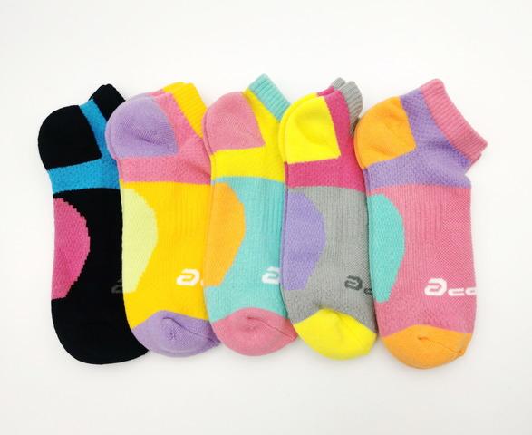 Acolor 全棉機能足弓壓力慢跑襪 <3雙特惠入>