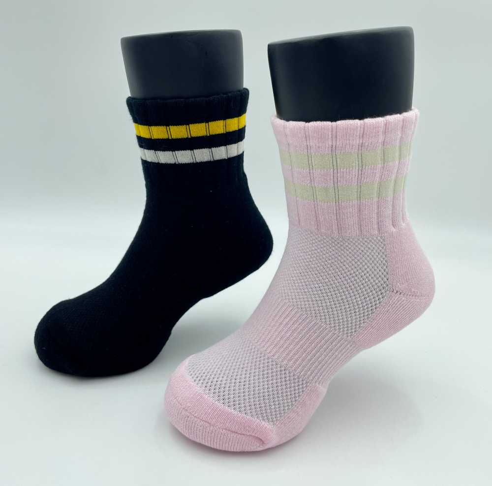 橫紋厚底氣墊童襪 (M)