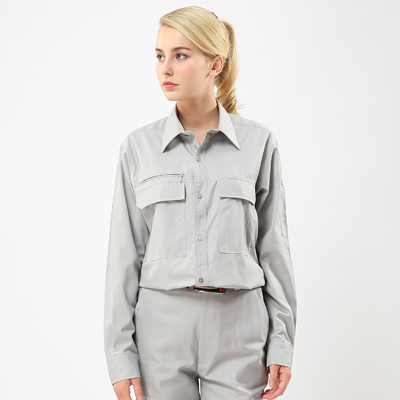 日式長袖-火山灰