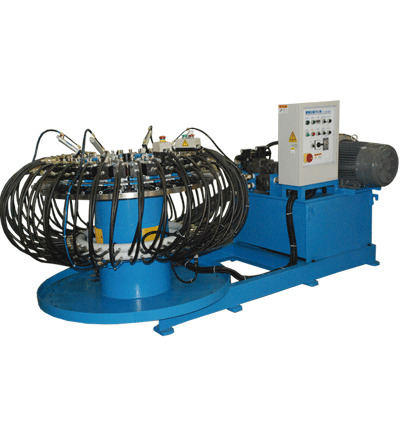 36孔自行車單層輪圈沖孔機