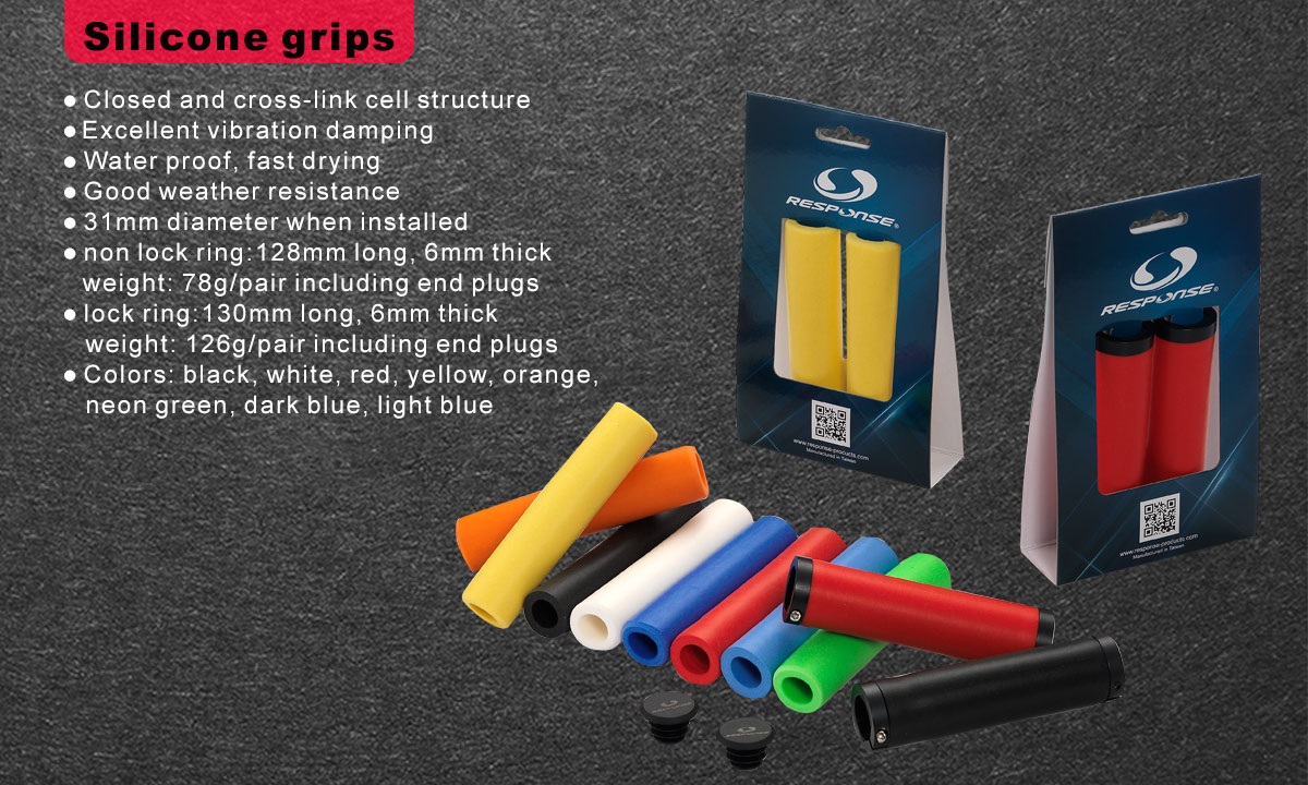 Silicone grips