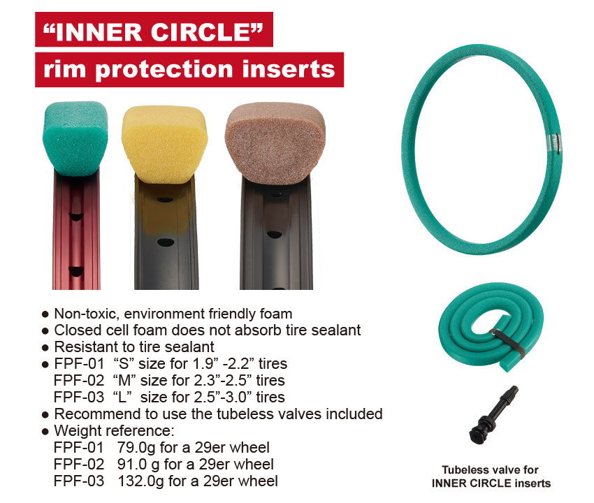“INNER CIRCLE” rim protection inserts