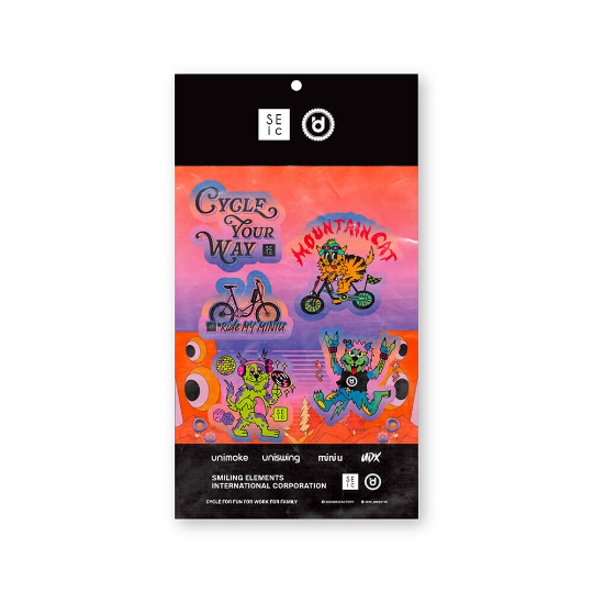 EMR ✕ SEic 搖滾山貓雷射貼紙